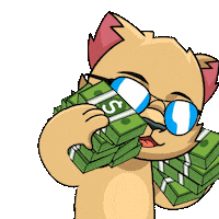 Cash Money Dance Sticker by Kabu