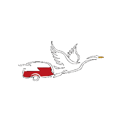 Bird Camping Sticker by Swan Bay Resort