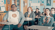 high five a.p. bio GIF by NBC