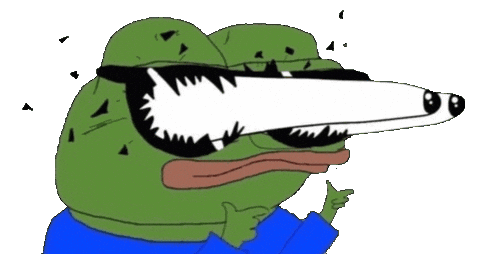 Shock Frog Sticker