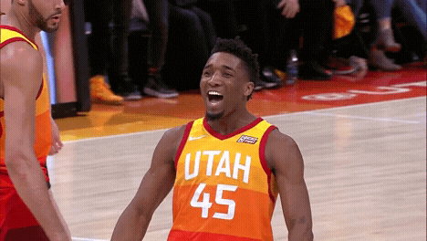 shouting nba playoffs GIF by Utah Jazz