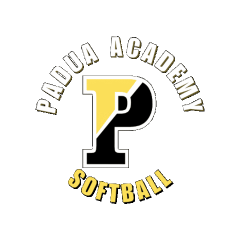 Softball Pandas Sticker by Padua Academy