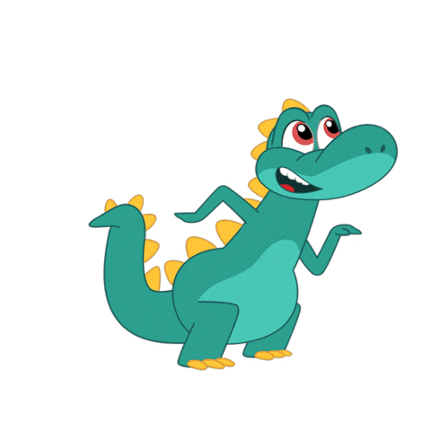 Dance Dinosaur Sticker by Mundo Bita