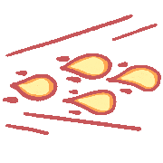 rezi_ouo fire attack onfire dango Sticker