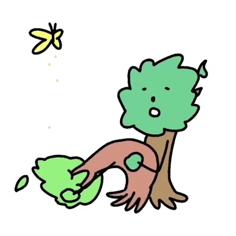 Tree Butterfly GIF