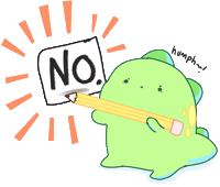 No Mad Sticker