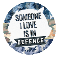 someoneiloveisindefence army military navy defence Sticker