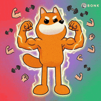 Power Pose Pastel Gradient GIF by BONK