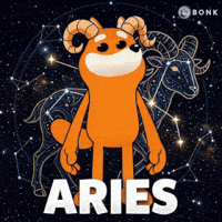 Zodiac Sign Horns GIF by BONK