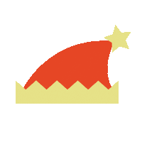 Happy Christmas Stars Sticker by Feast