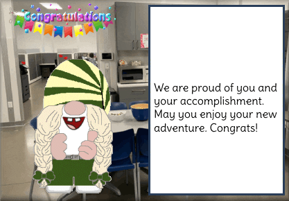 Congratulations Gnome GIF