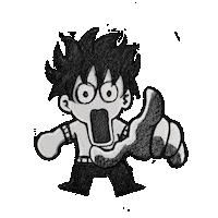 Shock Drawing Sticker