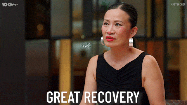 Australia Recovery GIF by MasterChefAU