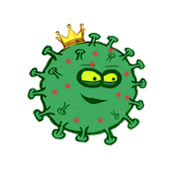 Ariel Virus Sticker by Rosarioplus