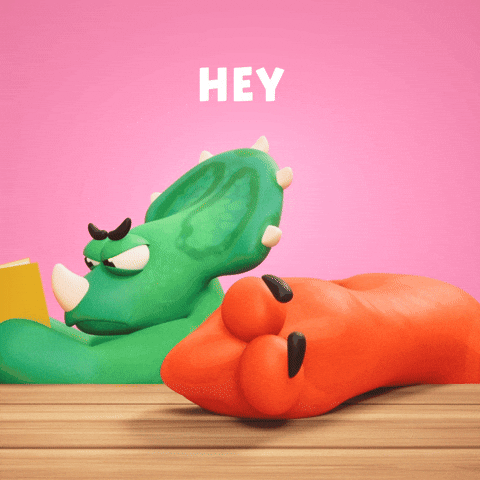 Disturbing Look At Me GIF by Claynosaurz