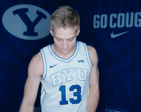 Byu Basketball Sport GIF by BYU Cougars