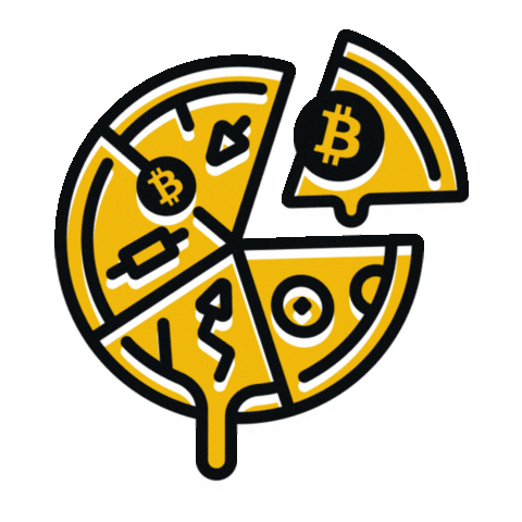 Pizzatothemoon Sticker by Tokocrypto