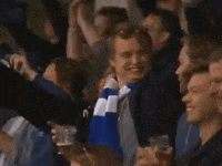Happy Crowd GIF by IFK Göteborg