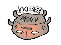 Angry Sticker by MG