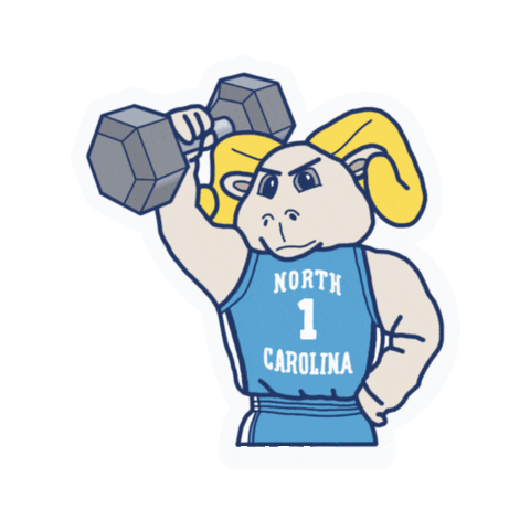 North Carolina Sticker by UNC Campus Recreation