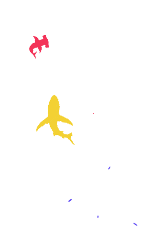 Fireworks Celebrate Sticker by Shark Week