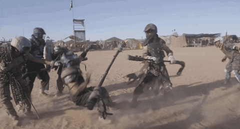 mad max fighting GIF by 1st Look