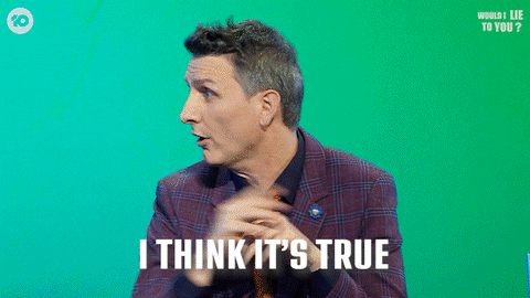 WouldILieToYouAU giphyupload true its true would i lie to you GIF