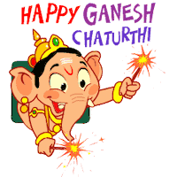 Ganesh Chaturthi Festival Sticker by Afternoon films