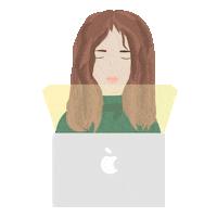 Blogging Work Work Work Sticker