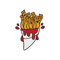 Halloween Eating Sticker by Bellewaerde