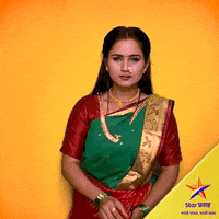 Saree Marathi GIF by Star Pravah