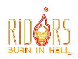 On Fire Burn Sticker
