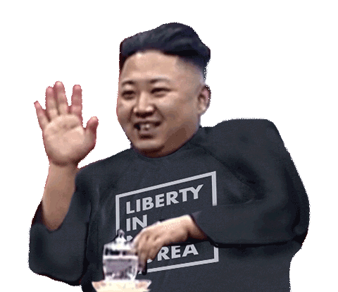 north korea people Sticker by Liberty in North Korea