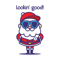 Looking Good Merry Christmas Sticker by Setel