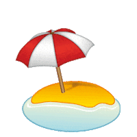 Summer Beach Sticker by emoji® - The Iconic Brand