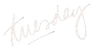 Tuesday Weekdays Sticker