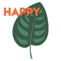 Happy Happy Leave Sticker by studioinsenouts
