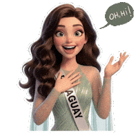 Miss Universe Sticker
