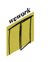 Open Door Sticker by WeWork