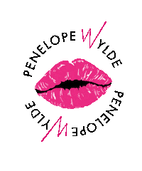 Pink Kiss Sticker by Penelope Wylde