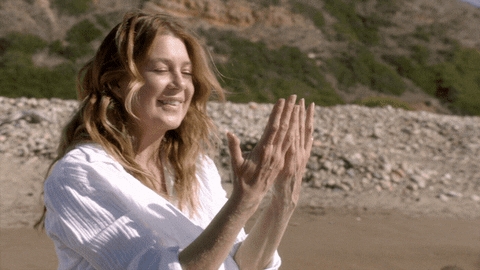 Happy Greys Anatomy GIF by ABC Network