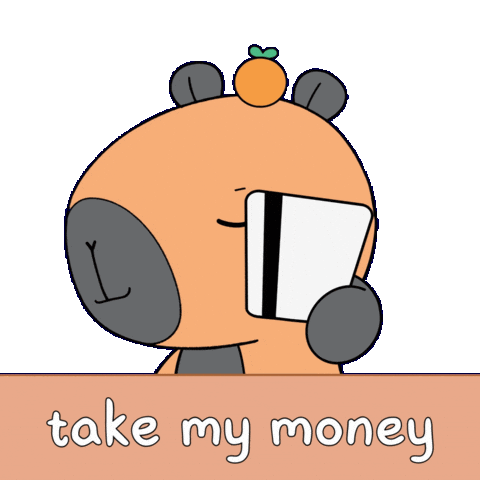 Credit Card Money Sticker by CAPY-ERA