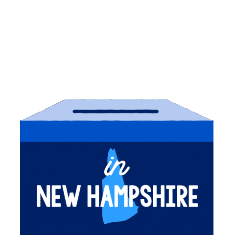 Voting New Hampshire Sticker by #GoVote