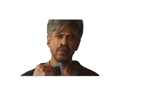 Scared Shah Rukh Khan Sticker by Red Chillies Entertainment