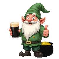 St Patricks Day Rainbow Sticker