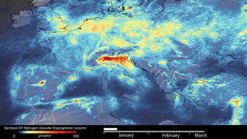 Air Pollution Earth GIF by European Space Agency - ESA