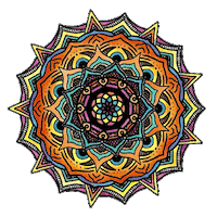 Color Mandala Sticker