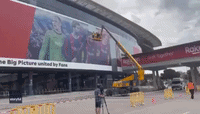 Messi's Image Removed From Mural at Barcelona Stadium