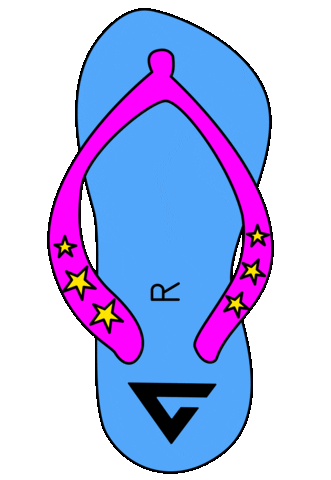 g-rides sport beach ride flipflop Sticker