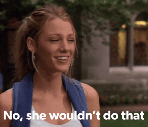 No Way Idk GIF by Blake Lively Fan